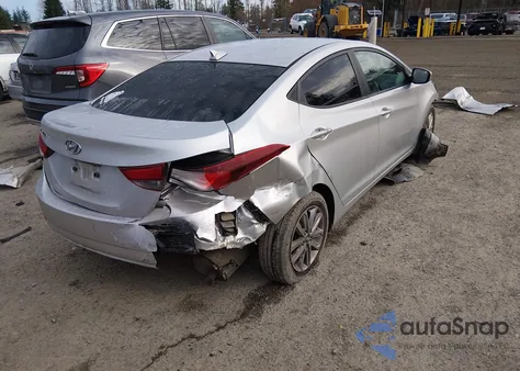 2016 Hyundai Elantra Se from USA, damaged, VIN 5NPDH4AE0GH722464